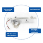 Electric Bolt Lock With Key K-160E-NO