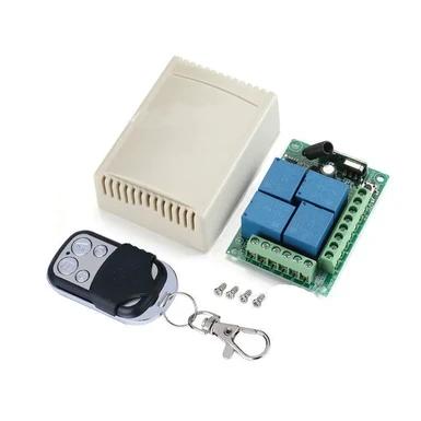 Радиоуправляемое реле 12V с четырьмя реле K-ER014