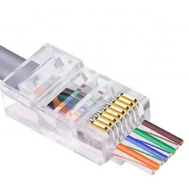 Сквозной коннектор RJ45 для UTP CAT6