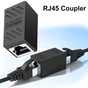 Экранированный соединитель RJ45 мама-мама для витой пары