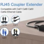 Экранированный соединитель RJ45 мама-мама для витой пары