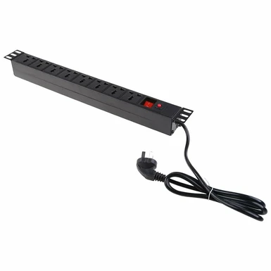 Сетевой фильтр PDU, 8 розеток, 10А, с защитой от перегрузки