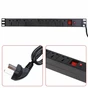 Сетевой фильтр PDU, 8 розеток, 10А, с защитой от перегрузки