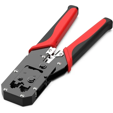 Кримпер для обжима RJ45, 6P/8P красный