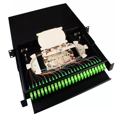 Оптический кросс ODF 24 порта SC Simplex SM