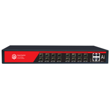 16GSFP4RG 16 Port Convergent Full Gigabit SFP Fiber Switch